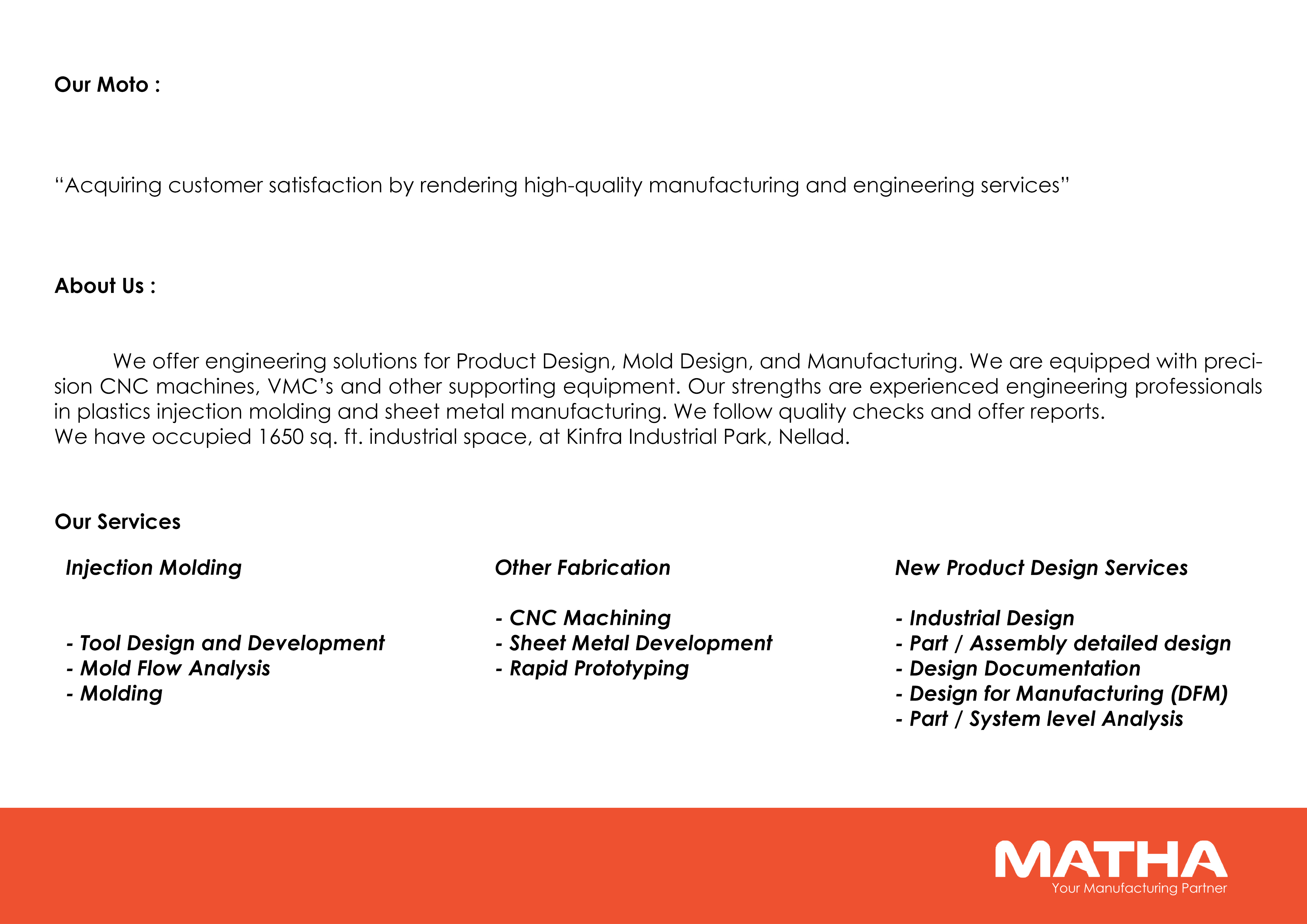 Matha engineering